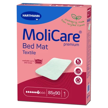 MoliCare® Premium Bed Mat Textil 7 csepp (85x90 cm; 1 db)