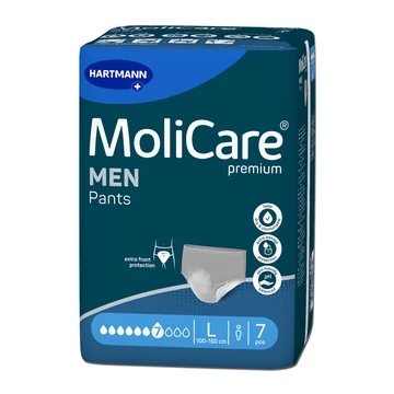 MoliCare® Premium Men Pants 7 csepp férfi inkontinencia alsónemű (L; 7 db)