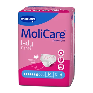 MoliCare® Premium lady pants 7 csepp inkontinencia alsónemű (M; 8 db)