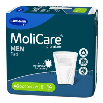 MoliCare® Premium MEN Pad férfi betét (2 csepp; 14 db)