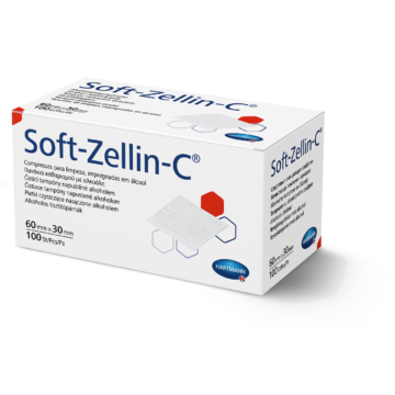 Soft-Zellin C® alkoholos törlő 60x30mm (100db)