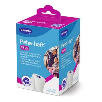 Peha-haft® easy öntapadó kötésrögzítő pólya (8 cm x 4 m; 1 db)