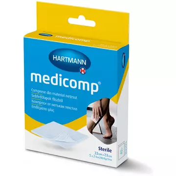 Medicomp® nem szőtt sebfedő (7,5x7,5cm; 5x2 db)