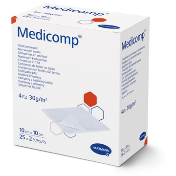 Medicomp® nem szőtt steril sebfedő (10x10 cm; 50 db)