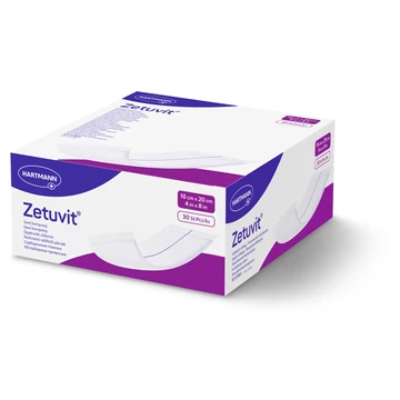 Zetuvit® nagy nedvszívó képességű nem steril sebpárna (10x20 cm; 30 db)