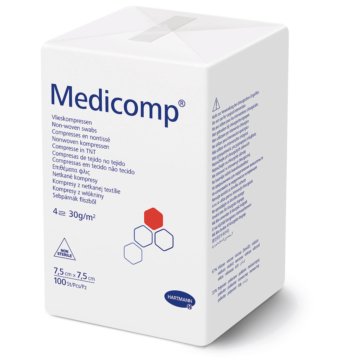 Medicomp® sebfedő (7,5x7,5 cm; 100 db)