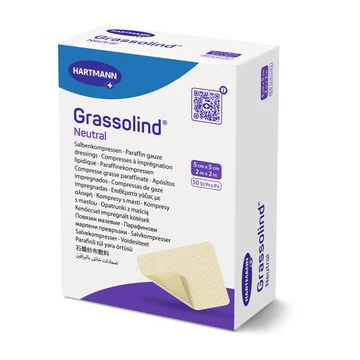 Grassolind® kenőcsös sebfedő (5x5 cm; 50 db)