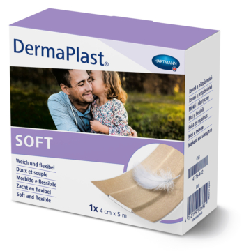 DermaPlast® SOFT sebtapasz tekercsben (4 cmx5 m; 1 db)