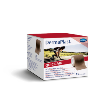 DermaPlast® Quick Aid öntapadó sebtapasz (6cmx2m testszínű; 1 db)