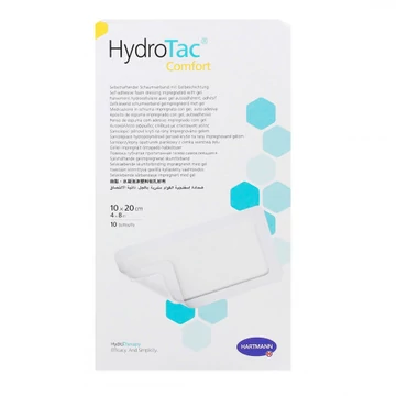 HydroTac® Comfort géllel impregnált habkötszer (10x20 cm; 10 db)