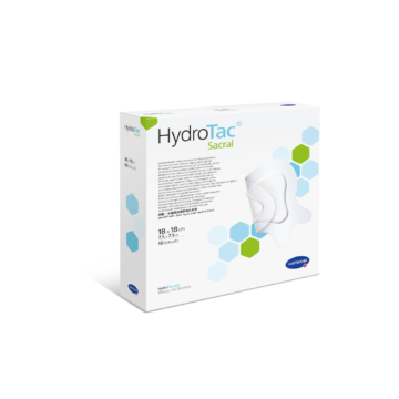 HydroTac® Comfort Sacral géllel impregnált habkötszer (18x18 cm; 10 db)
