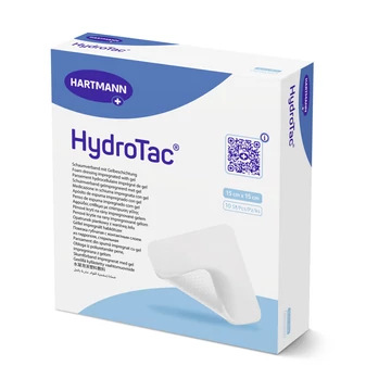 HydroTac® géllel impregnált habkötszer (15x15 cm; 10 db)