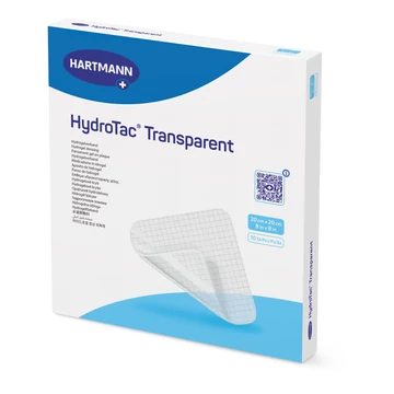 HydroTac® transparent hidrogél kötszer (20x20cm; 10 db)