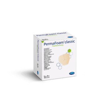 PermaFoam® Classic Tracheostomy habszivacs kötszer (8x8 cm; 10 db)