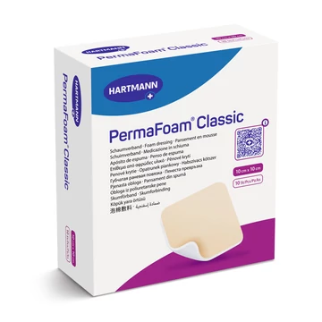 PermaFoam® Classic habszivacs kötszer (10x10 cm; 10 db)