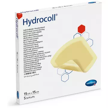 Hydrocoll® hidrokolloid kötszer (15x15 cm; 5 db)