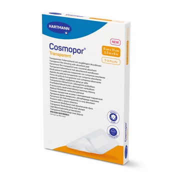 Cosmopor® Transparent steril filmkötszer sebpárnával (9x15 cm; 5 db)