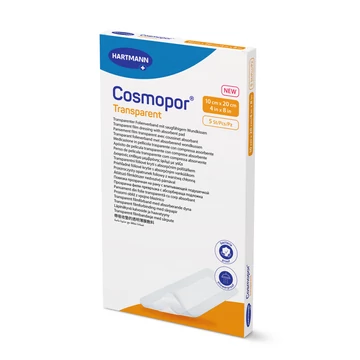 Cosmopor® Transparent steril filmkötszer sebpárnával (10x20 cm; 5 db)
