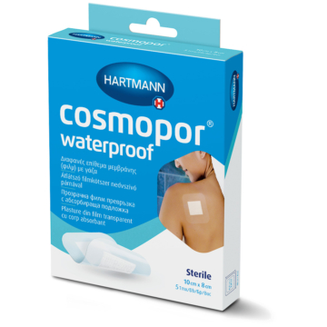 cosmopor® waterproof sebtapasz (10x8cm; 5 db)