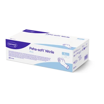 Peha-soft® Nitrile Blue vizsgálókesztyű (S; 150db)
