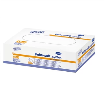 Peha-soft® syntex púdermentes vizsgálókesztyű több méretben