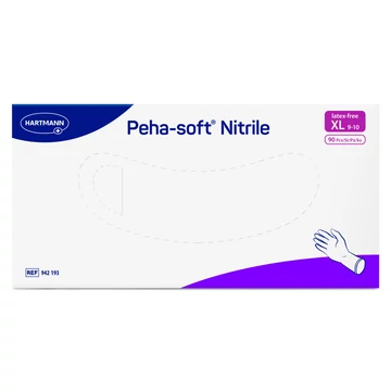 Peha-soft® nitrile vizsgálókesztyű (XL; 90 db)