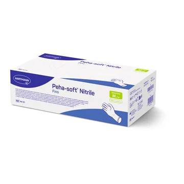 Peha-soft® nitrile fino vizsgálókesztyű (M; 150 db)