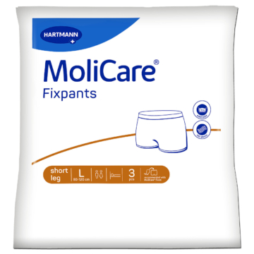 MoliCare® Fixpants rövidszárú rögzítőnadrág (L; 3 db)