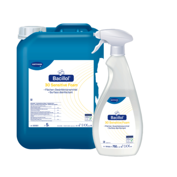 Bacillol® 30 Sensitive Foam felületfertőtlenítő spray több méretben 