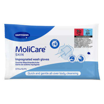 MoliCare® Skin nedves mosdatókesztyű (8 db)