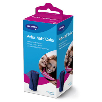 Peha-haft® Color öntapadó kék kötésrögzítő pólya (10 cm x 4 m; 1db)