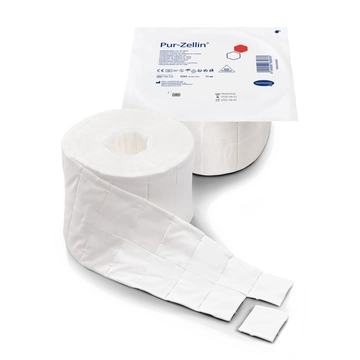 Pur-Zellin® papírvatta törlő (4x5 cm; 11 rétegű, 1 tekercs)