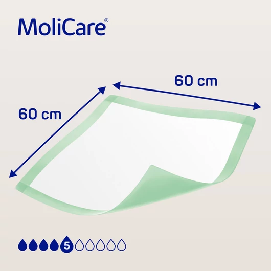 MoliCare® Premium Bed Mat 5 csepp alátét (60x60 cm; 30 db)