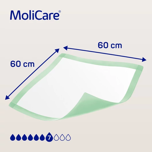 MoliCare® Premium Bed Mat 7 csepp alátét (60x60 cm; 30 db)