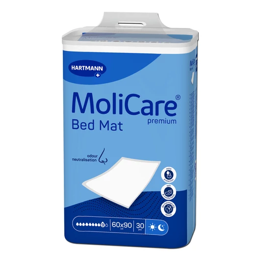 MoliCare® Bed Mat 9 csepp cellulóz alátét SAP nedvszívóval (60x90 cm; 30 db)