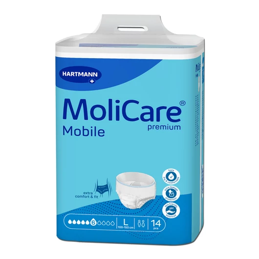 MoliCare® Premium Mobile 6 csepp nadrág (L; 14 db)