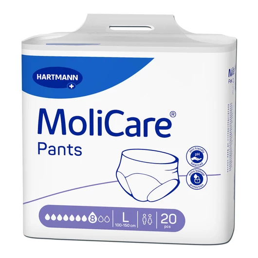 MoliCare® Pants 8 csepp inkontinencia alsónemű (L; 20 db)