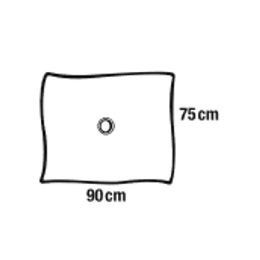 Foliodrape® Protect izoláló lepedő, lyukas Ø10 cm, ragasztós szélű, (90x75 cm; 35 db)