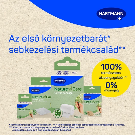 Nature Care pamut pólya 6cmx5m (1db)