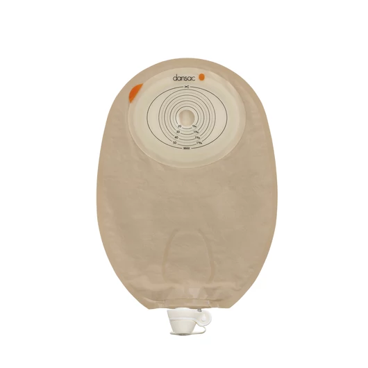 Dansac NovaLife TRE 1 Urostomy 3491-15, kivágható 15-55x70mm, 245ml, testszínű, ablakos (10db/doboz)