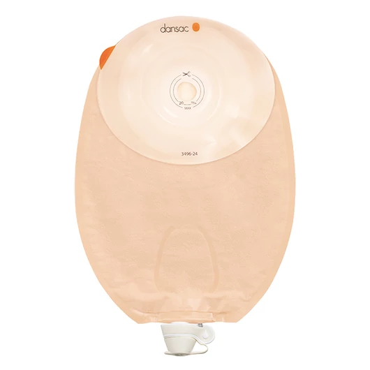 Dansac NovaLife TRE 1 Urostomy Convex 3494-46, kivágható 15-56mm, 245ml, átlátszó (10db/doboz)