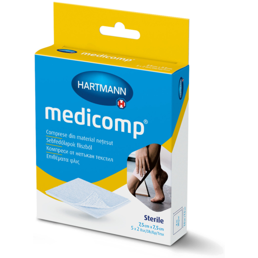 Medicomp® nem szőtt sebfedő (7,5x7,5cm; 5x2 db)