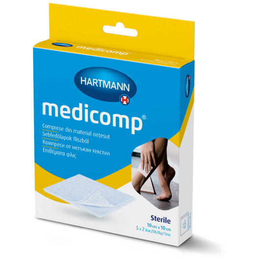 Medicomp® nem szőtt sebfedő (10x10cm; 5x2 db)