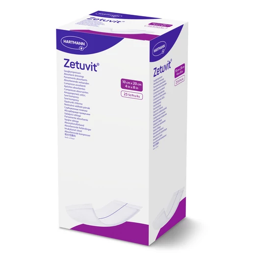 Zetuvit® nagy nedvszívó képességű steril sebpárna (10x20 cm; 25 db)