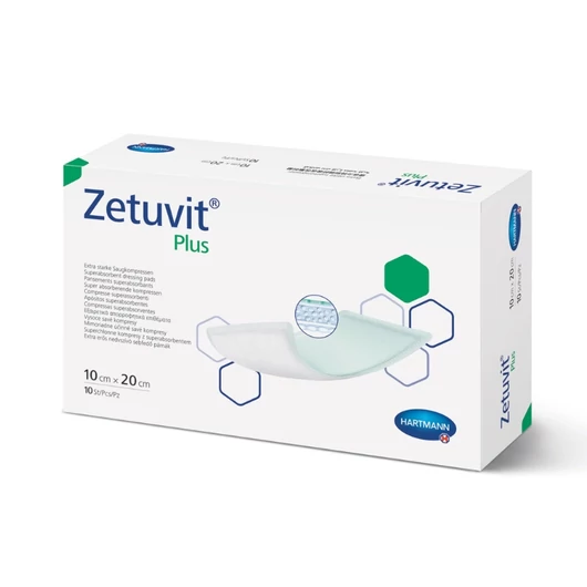 Zetuvit® Plus szuperabszorbens sebpárna (10x20 cm; 10 db)