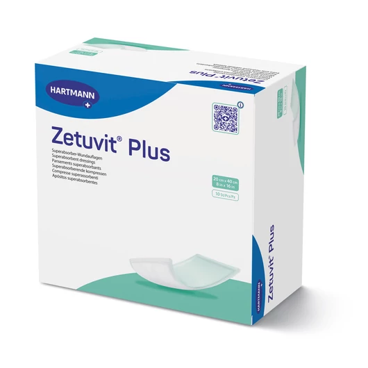 Zetuvit® Plus szuperabszorbens sebpárna (20x40 cm; 10 db)