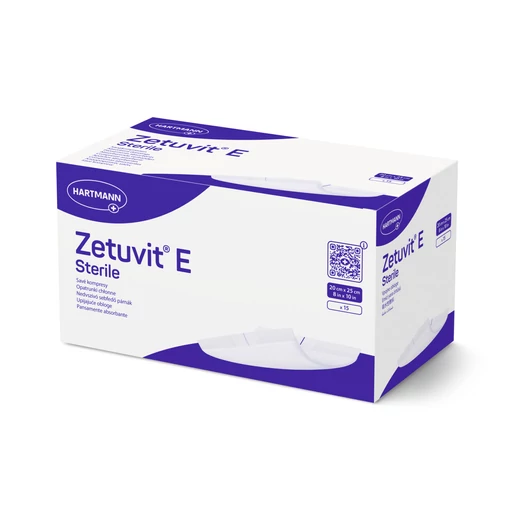 Zetuvit® E nedvszívó sebpárna steril (20x25 cm; 15 db)