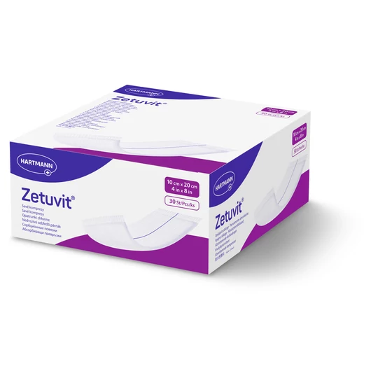 Zetuvit® nagy nedvszívó képességű nem steril sebpárna (10x20 cm; 30 db)