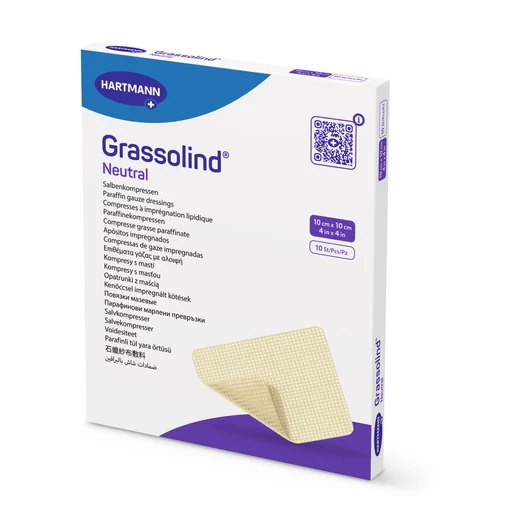 Grassolind® kenőcsös sebfedő (10x10 cm; 10 db)