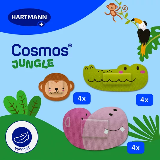 Cosmos® Jungle gyermek sebtapasz (12 db)